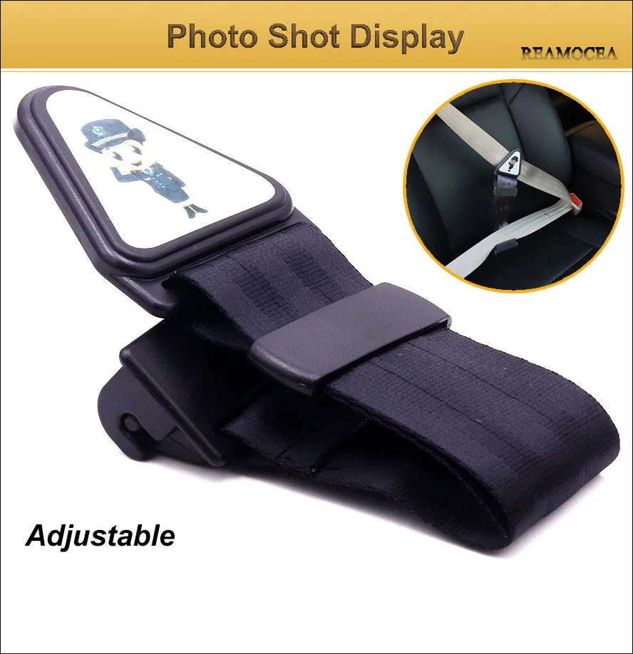 1Pc Car Baby Safety Seat Clip Fixed Lock Black Adjustable Toddlers Kids Child Seat Belt Buckle Strap Clamp Protection (9)