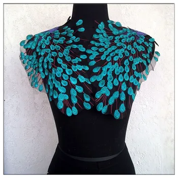 1pc Peacock Organza embroidered New Venise Lace Applique Trims Lace Collar for Garment Accessories
1pc Peacock Organza embroidered New Venise Lace Applique Trims Lace Collar for Garment Accessories
