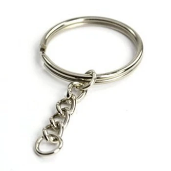 200Pcs Split Keychain Rings With Link Chain 25mm Car Key Chains Key Rings Key Accessories Rhodium Plated Keyrings
200Pcs Split Keychain Rings With Link Chain 25mm Car Key Chains Key Rings Key Accessories Rhodium Plated Keyrings