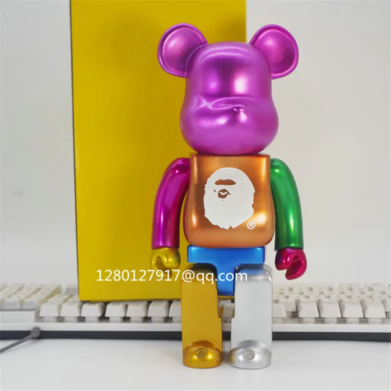 Bearbrick Be@rbrick400% 25th anniversary VER. Plating Full colour Gloomy Bear BB Vinyl Action Figure Collectible Model Toy P1216
Bearbrick Be@rbrick400% 25th anniversary VER. Plating Full colour Gloomy Bear BB Vinyl Action Figure Collectible Model Toy P1216