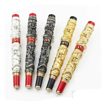 Jinhao Luxury Inking Pens Two Dragon Play Pearl 18KGP Medium Nib Fountain Pen 0.5mm Free Shipping
Jinhao Luxury Inking Pens Two Dragon Play Pearl 18KGP Medium Nib Fountain Pen 0.5mm Free Shipping