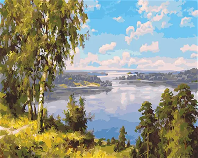 DRAWJOY Framed Picture DIY Painting By Numbers Oil Painting On Canvas Of Landscape Painting And Calligraphy For Living Room
DRAWJOY Framed Picture DIY Painting By Numbers Oil Painting On Canvas Of Landscape Painting And Calligraphy For Living Room