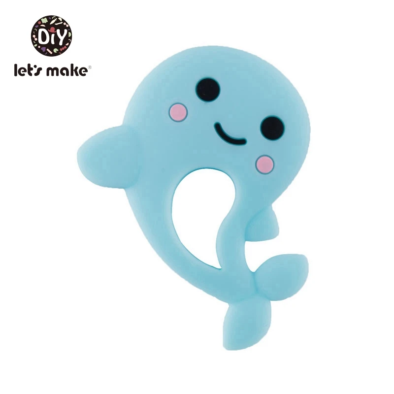 Silicone dolphin toy