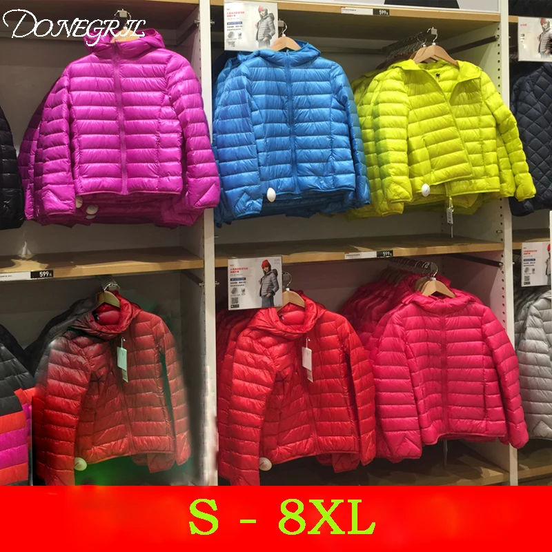 S - 8XL 2018 Winter Warm Down Jacket XL Lightweight Down Jacket Women's Short Jacket
S - 8XL 2018 Winter Warm Down Jacket XL Lightweight Down Jacket Women's Short Jacket