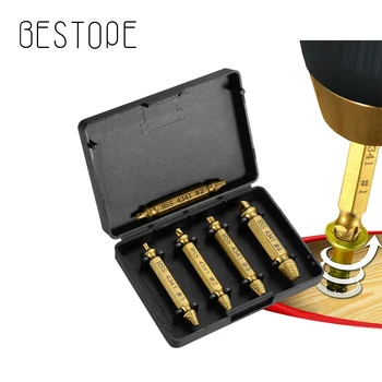 Damaged Screw Extractor and Remover Tool Set 4 or 5 Pieces , S2 HSS 4341 Made from Premium with Titanium Coating Broken Screw
Damaged Screw Extractor and Remover Tool Set 4 or 5 Pieces , S2 HSS 4341 Made from Premium with Titanium Coating Broken Screw