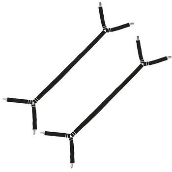 2pcs Multifunction Bed Sheet Fasteners Anti-skid Clasp Bedspreads Tablecloths Fixed Clip Elasticized Buckle(Black)
2pcs Multifunction Bed Sheet Fasteners Anti-skid Clasp Bedspreads Tablecloths Fixed Clip Elasticized Buckle(Black)