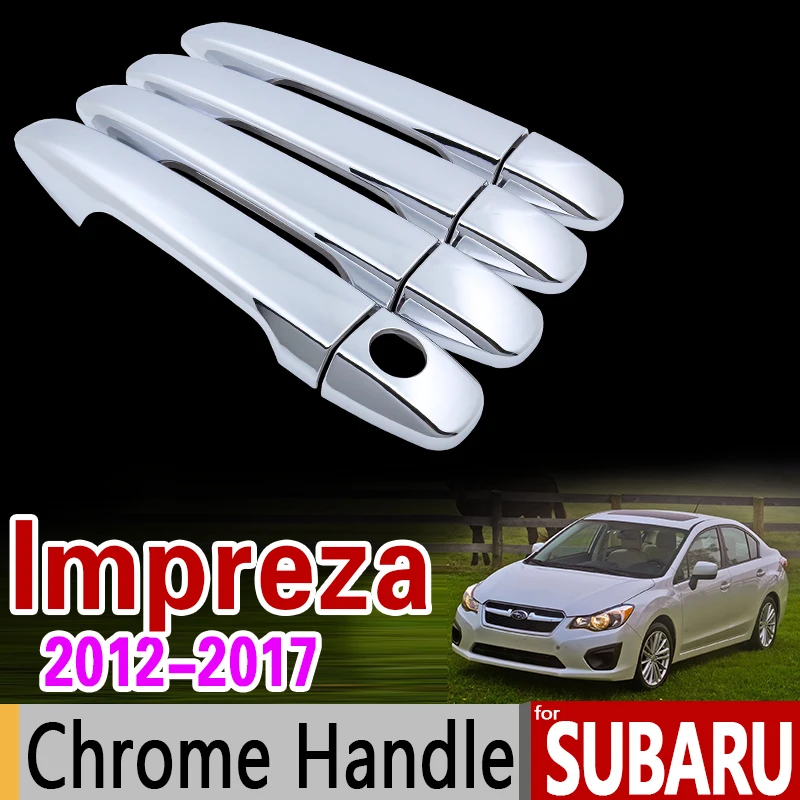Хромированная ручка для Subaru Impreza 2012-2017, комплект отделки 2013 2014 215 2016 GJ GP G4 WRX STI, аксессуары, наклейки, Стайлинг автомобиля
Хромированная ручка для Subaru Impreza 2012-2017, комплект отделки 2013 2014 215 2016 GJ GP G4 WRX STI, аксессуары, наклейки, Стайлинг автомобиля