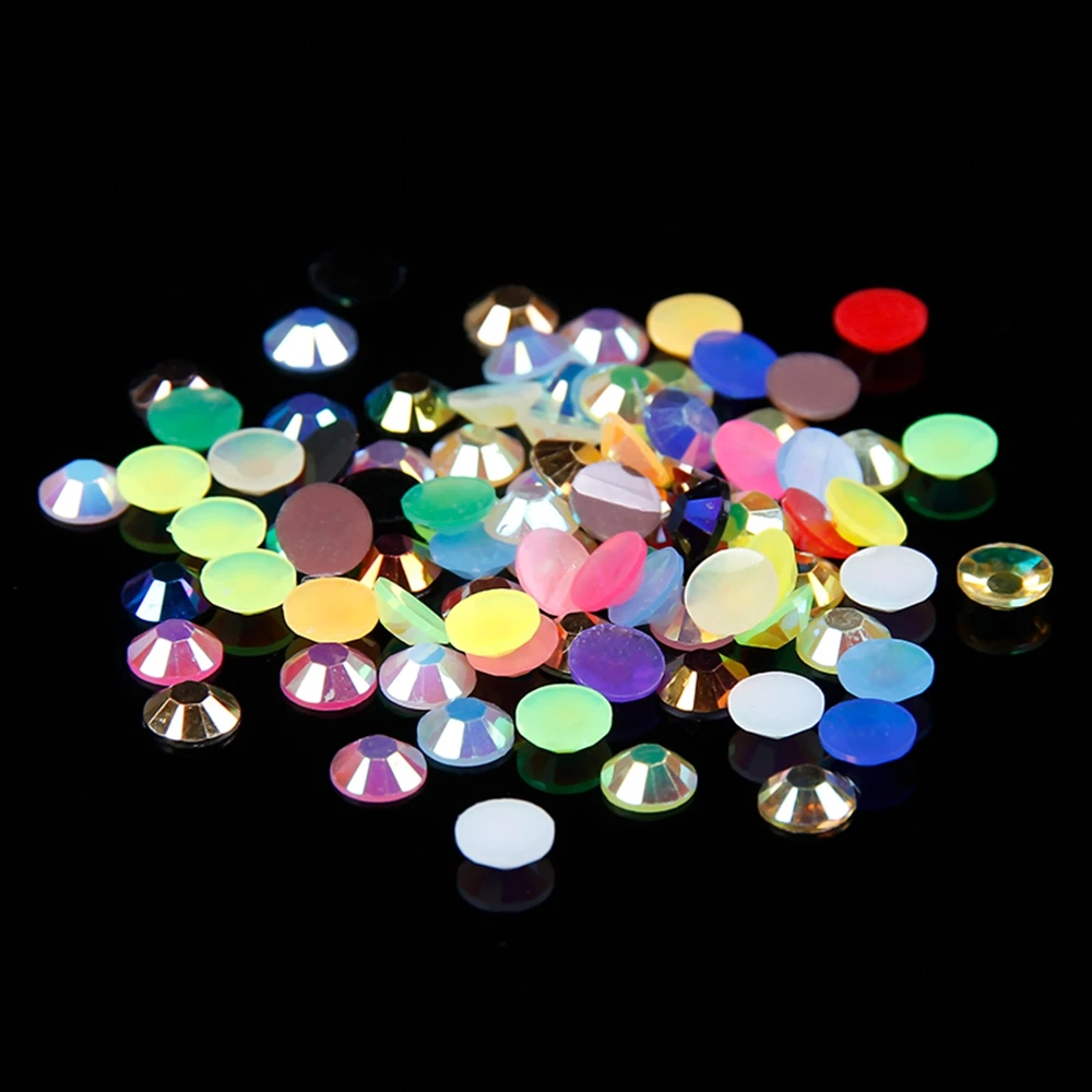 2mm 1000pcs Jelly Resin Rhinestones Many Colors Round Flatback Loose Glue On Diamonds For Nails Art Phone Cases DIY Decoration
2mm 1000pcs Jelly Resin Rhinestones Many Colors Round Flatback Loose Glue On Diamonds For Nails Art Phone Cases DIY Decoration