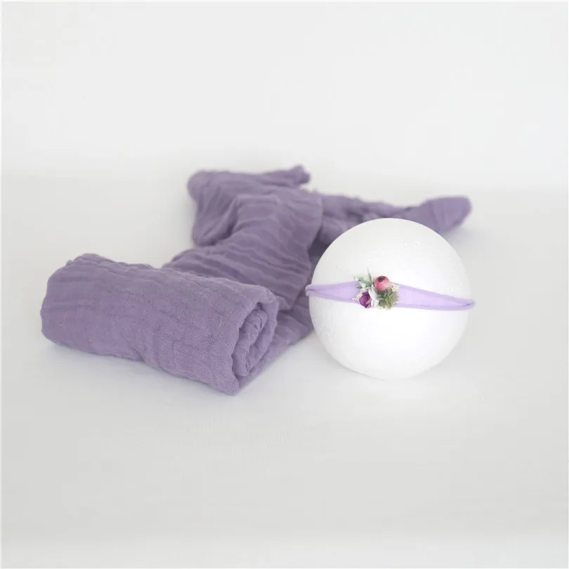 Purple Lavender Cheesecloth Wrap with Headband Photography Vintage Baby Girl Flower Tieback Swaddle Sack Photo Shoot Props
Purple Lavender Cheesecloth Wrap with Headband Photography Vintage Baby Girl Flower Tieback Swaddle Sack Photo Shoot Props