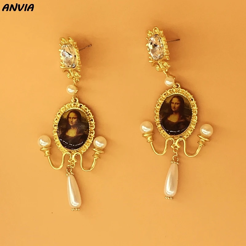 2019 Baroque Vintage Pearl Lady Party Earrings Classic Handmade Crystal Middle Ages Oil Painting Stud Eardrop For Women Wedding
2019 Baroque Vintage Pearl Lady Party Earrings Classic Handmade Crystal Middle Ages Oil Painting Stud Eardrop For Women Wedding