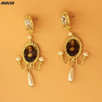 2019 Baroque Vintage Pearl Lady Party Earrings Classic Handmade Crystal Middle Ages Oil Painting Stud Eardrop For Women Wedding
2019 Baroque Vintage Pearl Lady Party Earrings Classic Handmade Crystal Middle Ages Oil Painting Stud Eardrop For Women Wedding