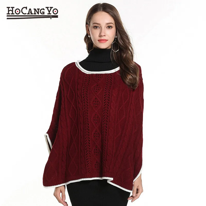HCYO Women Sweaters Cloak Cape Autumn Winter Ladies Knitted Sweater Cloak O-neck Loose Casual Women Shawl Sweaters Free Size
HCYO Women Sweaters Cloak Cape Autumn Winter Ladies Knitted Sweater Cloak O-neck Loose Casual Women Shawl Sweaters Free Size