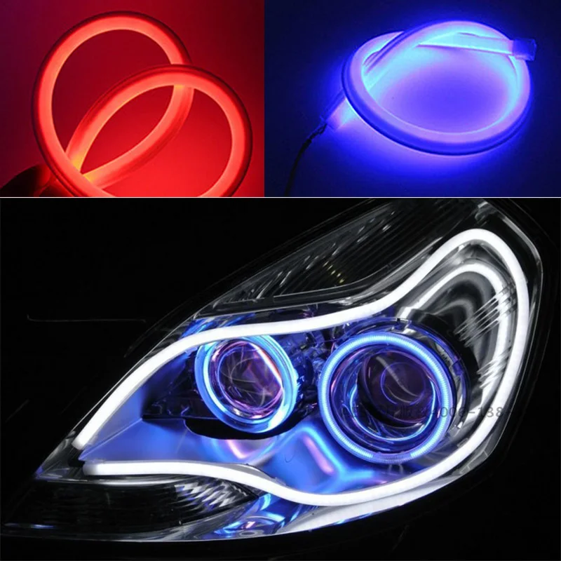 2Pcs 30cm 45cm 60cm Flowing Car DRL Running Turn Signal LED Daytime Running Light Headlight Strip led Waterproof
2Pcs 30cm 45cm 60cm Flowing Car DRL Running Turn Signal LED Daytime Running Light Headlight Strip led Waterproof