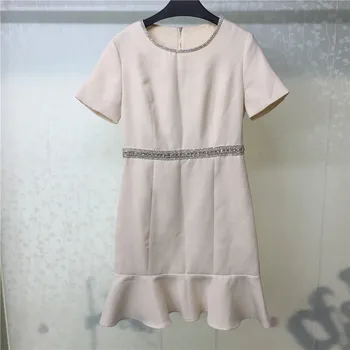 Pink Dress For Women High Quality Fashion Dress Straight Knee-Length Dress women 
Pink Dress For Women High Quality Fashion Dress Straight Knee-Length Dress women