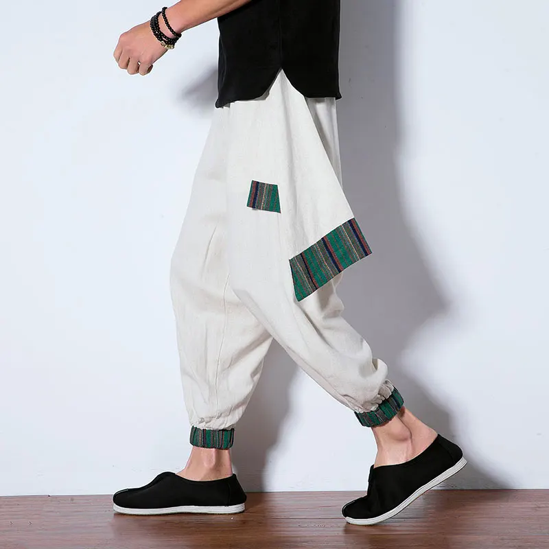 New Hip Hop Retro Pants Baggy Cotton Linen Harem Pants Men Loose Pants Wide Leg Trousers Men's Clothing Wave Casual Cross-Pants
New Hip Hop Retro Pants Baggy Cotton Linen Harem Pants Men Loose Pants Wide Leg Trousers Men's Clothing Wave Casual Cross-Pants