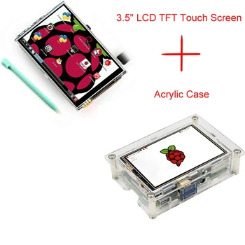 Original 3.5" LCD TFT Touch Screen Display for Raspberry Pi 3 Model B+/ Raspberry Pi 3 Board + Acrylic Case +Stylus
Original 3.5" LCD TFT Touch Screen Display for Raspberry Pi 3 Model B+/ Raspberry Pi 3 Board + Acrylic Case +Stylus