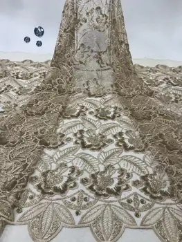 Dotted embroidery Champagne french lace fabric African tulle lace Sewing Nigerian garment cloth 2019 high quality 5 yards
Dotted embroidery Champagne french lace fabric African tulle lace Sewing Nigerian garment cloth 2019 high quality 5 yards