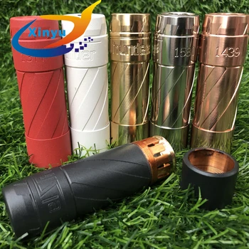 2019 newest Elthunder mod 21700 20700 18650 battery brass Vaporizer Mod 27mm diamater vape vs get low v3 mod
2019 newest Elthunder mod 21700 20700 18650 battery brass Vaporizer Mod 27mm diamater vape vs get low v3 mod