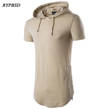 Extended T shirt Men Hooded Hem Side Zipper Longline Short Sleeve 2019 Trend Street Hip Hop Plain T-shirt Vetements
Extended T shirt Men Hooded Hem Side Zipper Longline Short Sleeve 2019 Trend Street Hip Hop Plain T-shirt Vetements