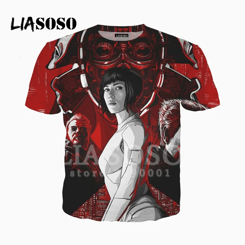 LIASOSO 3D Print Women Men Ghost in the Shell Scarlett Johansson Tshirt Summer T-shirt Casual Pullover Harajuku Hip Hop TopX2351
LIASOSO 3D Print Women Men Ghost in the Shell Scarlett Johansson Tshirt Summer T-shirt Casual Pullover Harajuku Hip Hop TopX2351
