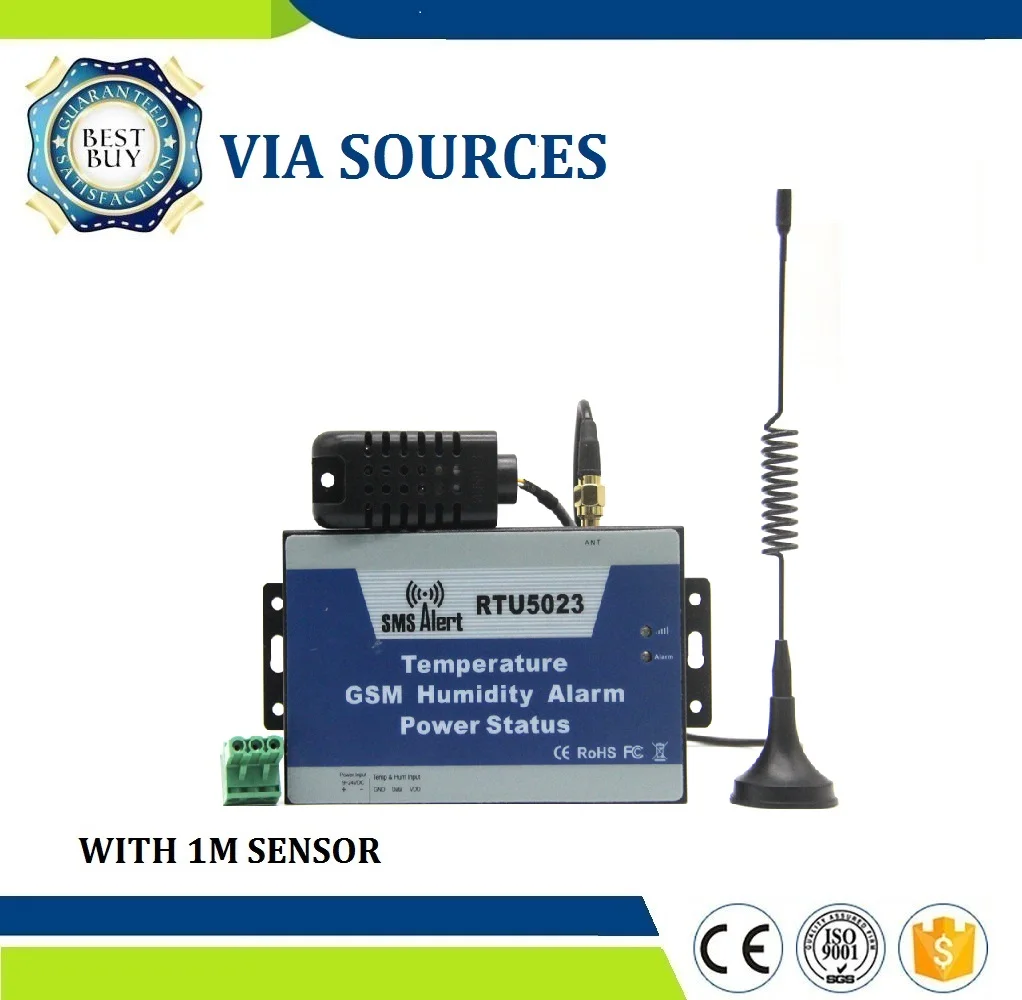 RTU5023+1M Detector Free Shipping GSM Temperature Monitoring SMS Power Humidity Environment Alarm Android APP Remote Control
RTU5023+1M Detector Free Shipping GSM Temperature Monitoring SMS Power Humidity Environment Alarm Android APP Remote Control