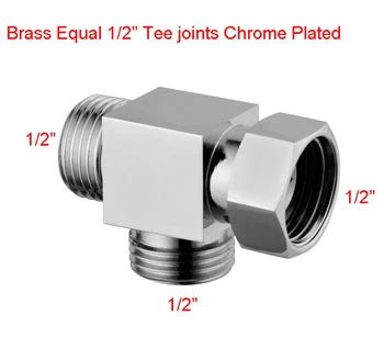 Equal 1/2" Copper Three-way Vavle Toilet Bidet Shattaf Diverter Equal Tee Joint Brass Forged Tee Fitting free shipping
Equal 1/2" Copper Three-way Vavle Toilet Bidet Shattaf Diverter Equal Tee Joint Brass Forged Tee Fitting free shipping