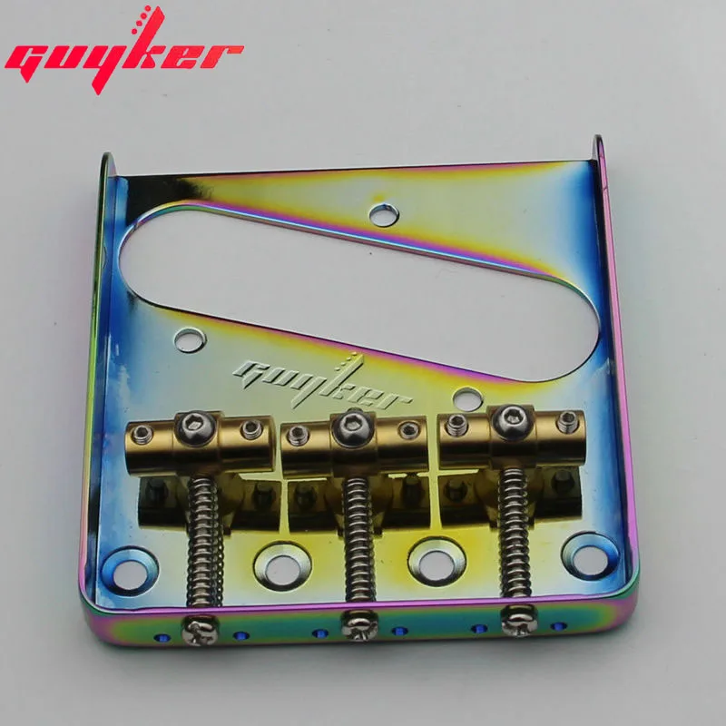 GUYKER Chameleon Rainbow Fd TL ST Bridge w/Swiveling Compensating Saddles-TL
GUYKER Chameleon Rainbow Fd TL ST Bridge w/Swiveling Compensating Saddles-TL