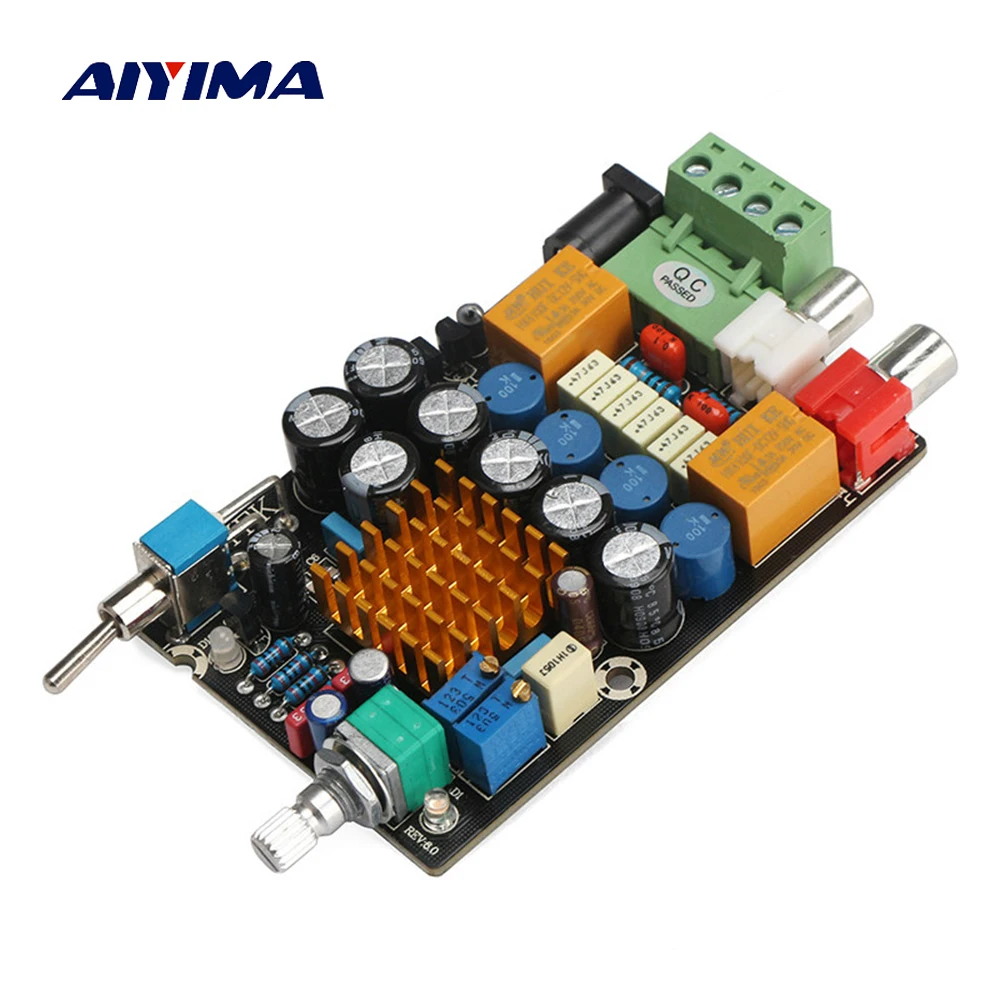 Aiyima DC12V TA2021B аудио усилитель доска 25 Вт * 2 двухканальный цифровой лучше чем TDA7492