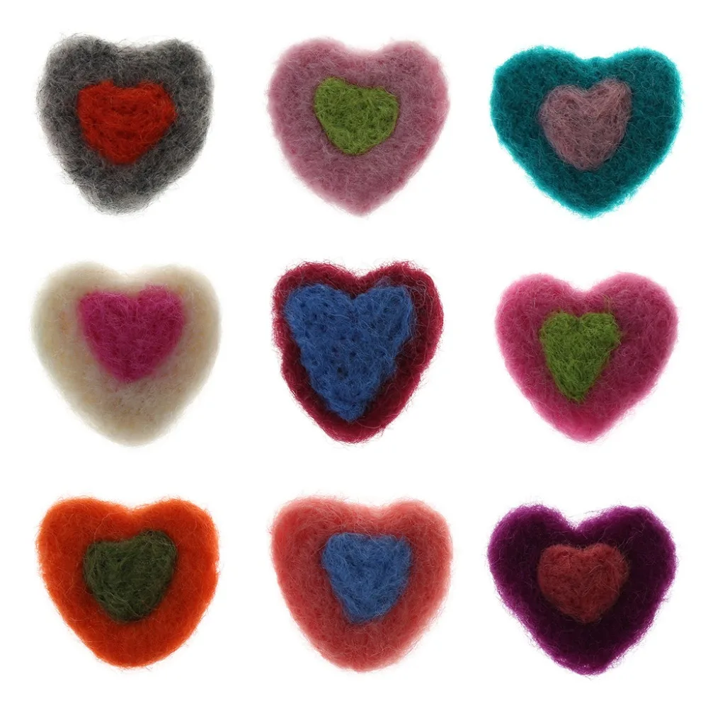 Photography Props Felt Ball Heart Shape Woolen DIY Clothing Decoration Handmade Multi-functional Baby Jewelry Pendant Christmas
Photography Props Felt Ball Heart Shape Woolen DIY Clothing Decoration Handmade Multi-functional Baby Jewelry Pendant Christmas