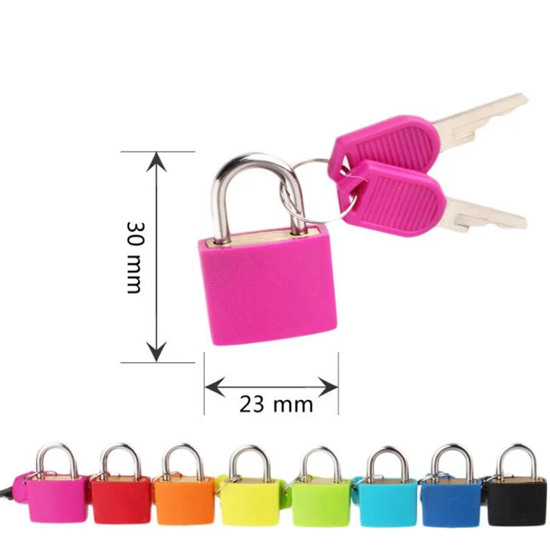New colorful shell Suitcase Lock with 2 keys handbag padlock for travel k luggage bag zipper dormitory bedroom student drawer
New colorful shell Suitcase Lock with 2 keys handbag padlock for travel k luggage bag zipper dormitory bedroom student drawer