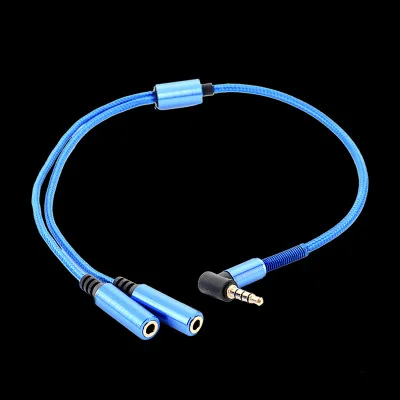 Audio Cables 3.5mm Stereo Audio 1 Male to 2 Female Splitter Cable Adapter for PC Cellphone Tablet Speaker Earphone
Audio Cables 3.5mm Stereo Audio 1 Male to 2 Female Splitter Cable Adapter for PC Cellphone Tablet Speaker Earphone