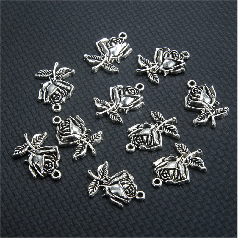 20pcs/lot retro rose flower pendants charms DIY handmade necklace connectors for bracelet jewelry craft material accessories
20pcs/lot retro rose flower pendants charms DIY handmade necklace connectors for bracelet jewelry craft material accessories