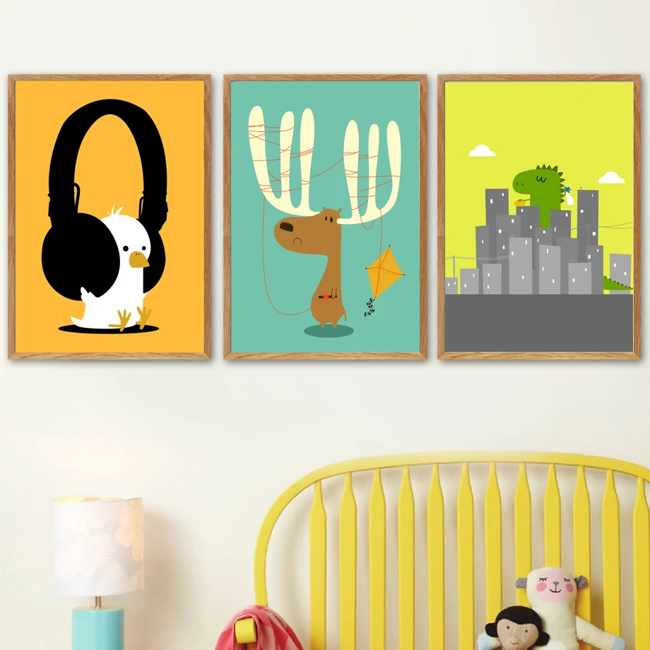 elk Music Dinosaur Canvas Painting Posters And Prints Wall Art Canvas Prints Wall Painting Nordic Style Kids Decoration Pictures
elk Music Dinosaur Canvas Painting Posters And Prints Wall Art Canvas Prints Wall Painting Nordic Style Kids Decoration Pictures