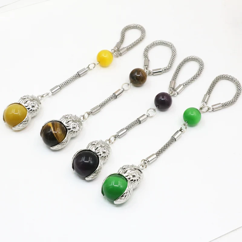 Fashion 19x31mm owl pendant beads car key chain multicolor stone jaspers buckle long copper chains keychains 12cm jewelry B3462 
Fashion 19x31mm owl pendant beads car key chain multicolor stone jaspers buckle long copper chains keychains 12cm jewelry B3462