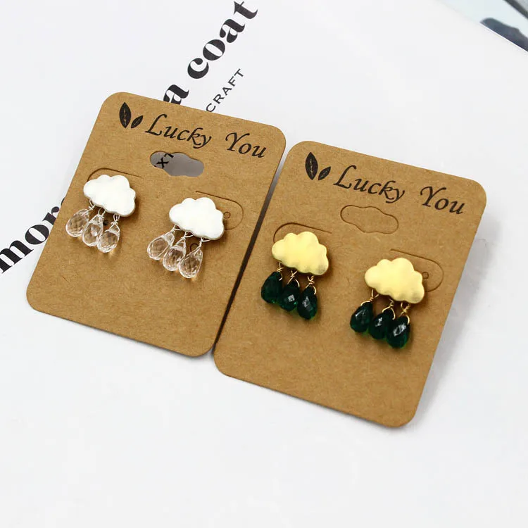 Fashion Simple Summer Cloud Rain water crystal beads stud earrings cute raindrops waterdrops earrings jewelry for woman
Fashion Simple Summer Cloud Rain water crystal beads stud earrings cute raindrops waterdrops earrings jewelry for woman