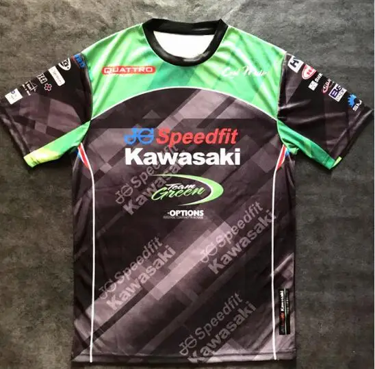 Men's kawasaki moto T shirts sweatshirt ATV off road bike jerseys Downhill Motorcycle summer short sleeved shirt Ice Cold Feel
Men's kawasaki moto T shirts sweatshirt ATV off road bike jerseys Downhill Motorcycle summer short sleeved shirt Ice Cold Feel