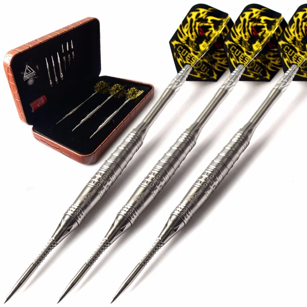 CUESOUL MARS Series 18 Gram 95% Tungsten Conversation Steel Tips Darts With Dart Sharpener,Dart Flight,Dart Shaft
CUESOUL MARS Series 18 Gram 95% Tungsten Conversation Steel Tips Darts With Dart Sharpener,Dart Flight,Dart Shaft