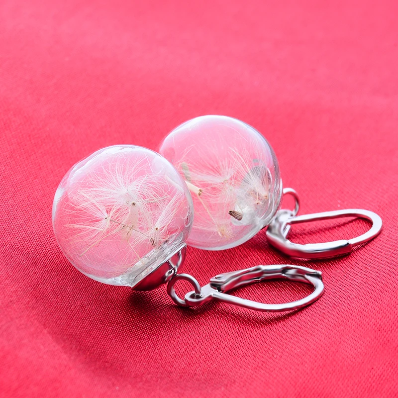1Pair Bottle with Real Dandelion Seeds Drop Earrings for Women DIY Handmade drop dangle earring Plant Seeds
1Pair Bottle with Real Dandelion Seeds Drop Earrings for Women DIY Handmade drop dangle earring Plant Seeds