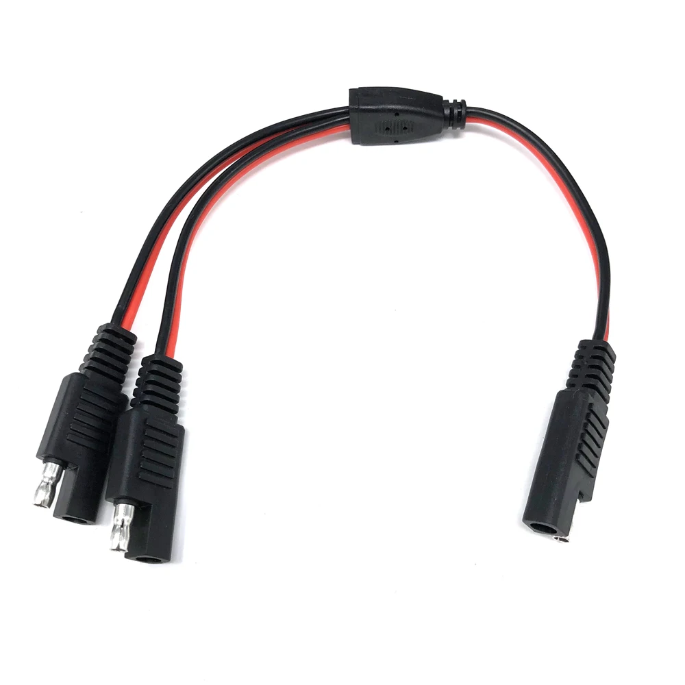 DIY 30cm 1 to 2 SAE Power Extension Cable Adapter Connector 2 Pin Quick Connect Disconnect Plug SAE Power Extension Cable 18AWG
DIY 30cm 1 to 2 SAE Power Extension Cable Adapter Connector 2 Pin Quick Connect Disconnect Plug SAE Power Extension Cable 18AWG