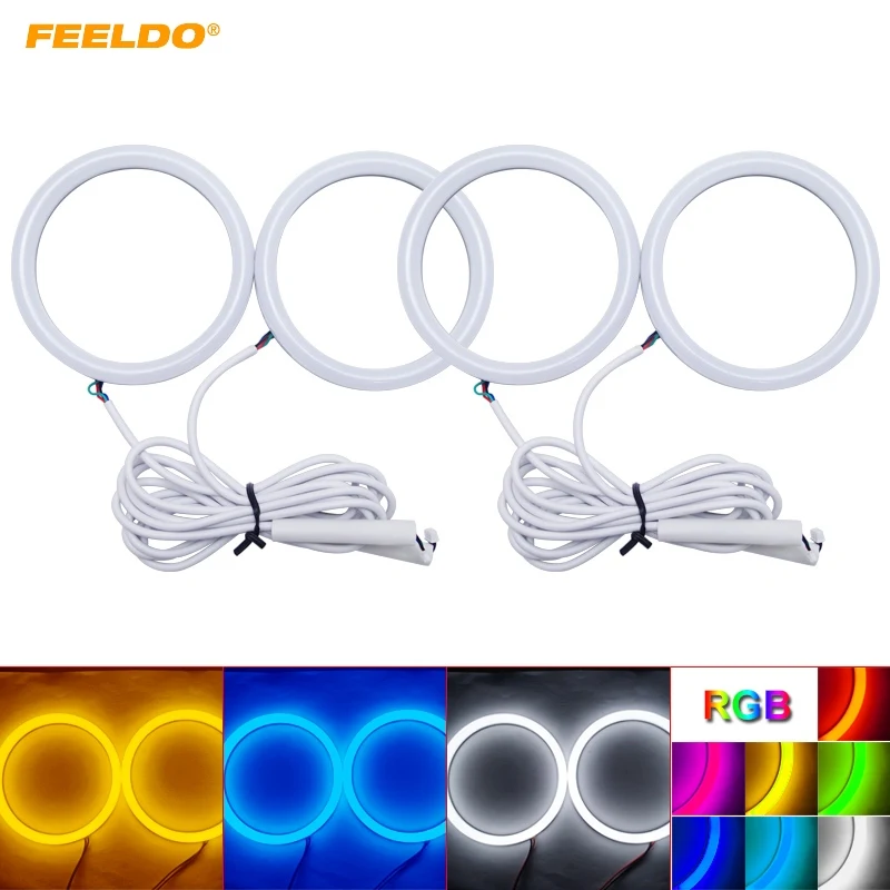 FEELDO 4X90mm Car Xenon Cotton Angel Eyes Halo Ring Light DRL For Lada VAZ 2110/2112 Headlight #HQ1133
FEELDO 4X90mm Car Xenon Cotton Angel Eyes Halo Ring Light DRL For Lada VAZ 2110/2112 Headlight #HQ1133