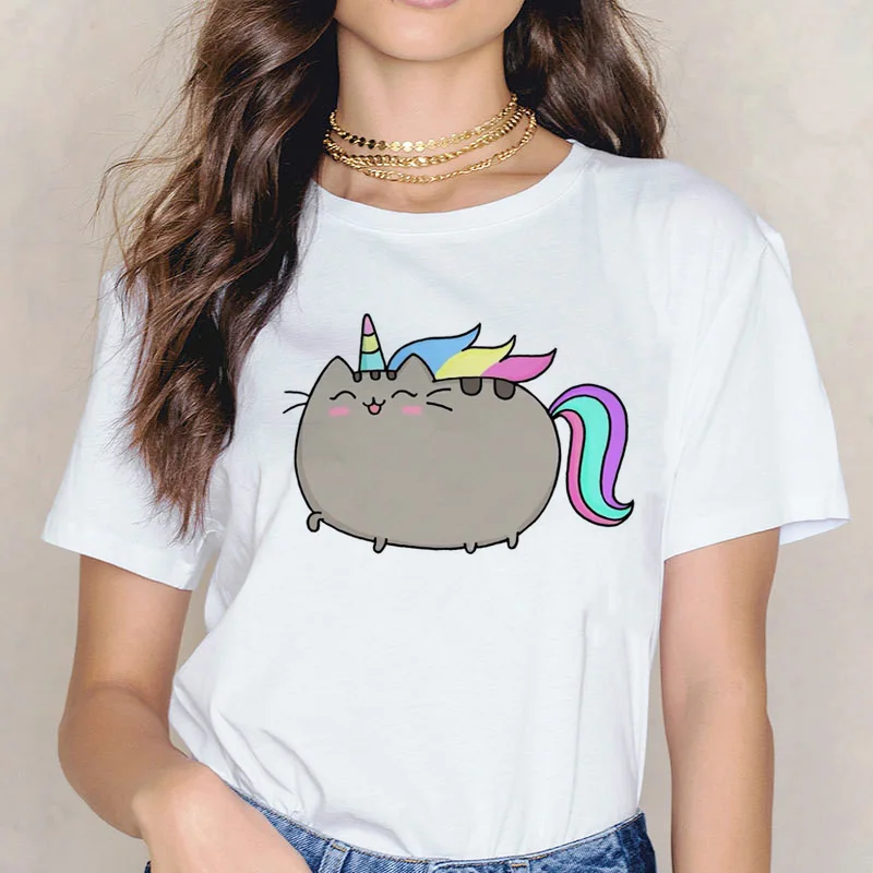 pusheen t shirt women korean cartoon cat clothes female top tee shirts tshirt ulzzang kawaii Graphic t-shirt harajuku Casual
pusheen t shirt women korean cartoon cat clothes female top tee shirts tshirt ulzzang kawaii Graphic t-shirt harajuku Casual