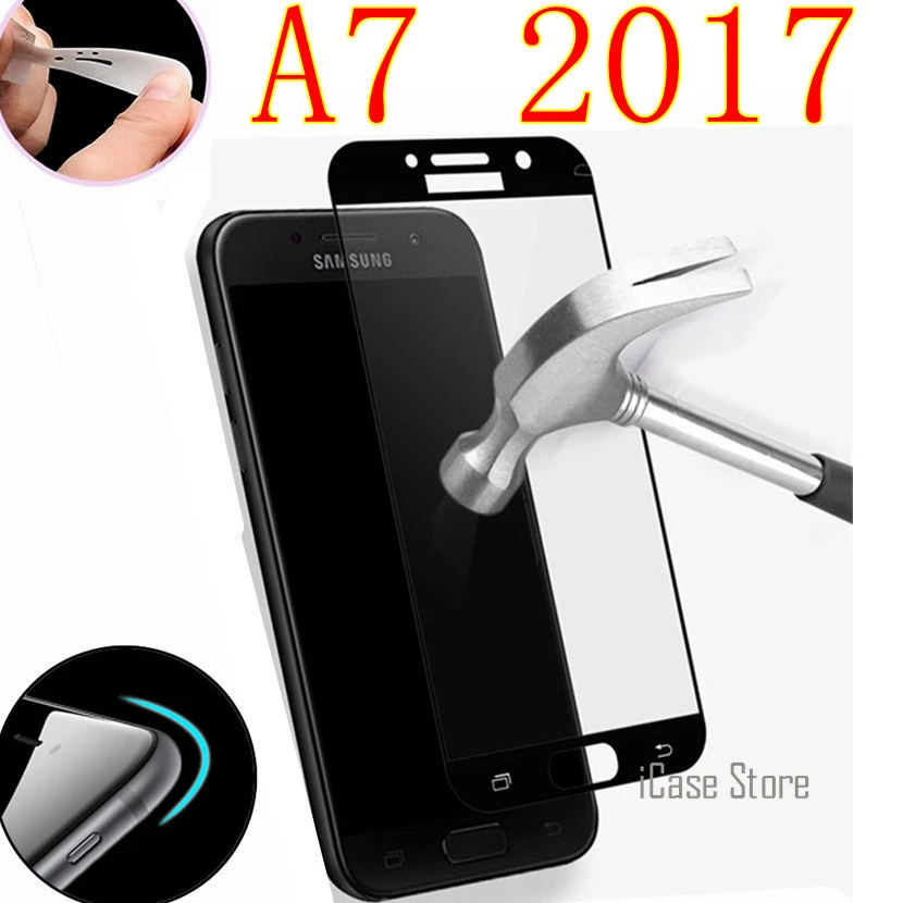 Full coverage Screen Protector Tempered Glass For samsung galaxy A7 2017 GLAS SKLO film foR Samsung SM A720 A720F A720F/DS case
Full coverage Screen Protector Tempered Glass For samsung galaxy A7 2017 GLAS SKLO film foR Samsung SM A720 A720F A720F/DS case