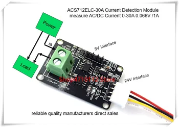NEW 1PCS/LOT 0-30A ACS712ELCTR-30A ACS712TELC-30A ACS712 30A module current sensor 0.066V/1A 5V or 24 Power Supply
NEW 1PCS/LOT 0-30A ACS712ELCTR-30A ACS712TELC-30A ACS712 30A module current sensor 0.066V/1A 5V or 24 Power Supply