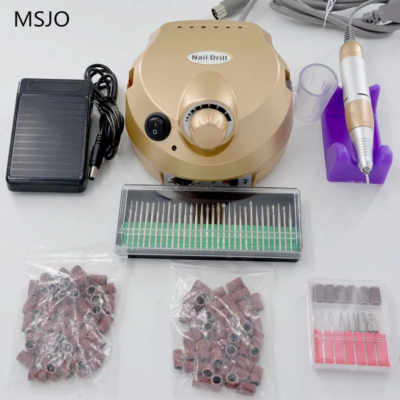 Electric Nail Art Drill Machine Manicure Pedicure Pen Tool Set Kit 30pcs nail drill bit 100pcs sanding bands
Electric Nail Art Drill Machine Manicure Pedicure Pen Tool Set Kit 30pcs nail drill bit 100pcs sanding bands