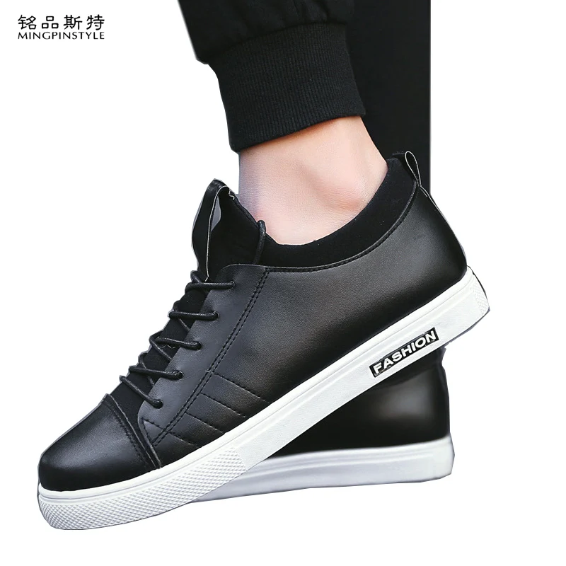 2018 autumn Pure white new men's casual shoes fashion trend board student breathable leather shoes
2018 autumn Pure white new men's casual shoes fashion trend board student breathable leather shoes