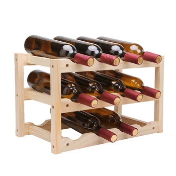Solid Wood Creative Simple Wine Rack Durable Folding Red Wine Stand Display Shelf Large Capacity Wine Bottles Holders Racks
Solid Wood Creative Simple Wine Rack Durable Folding Red Wine Stand Display Shelf Large Capacity Wine Bottles Holders Racks