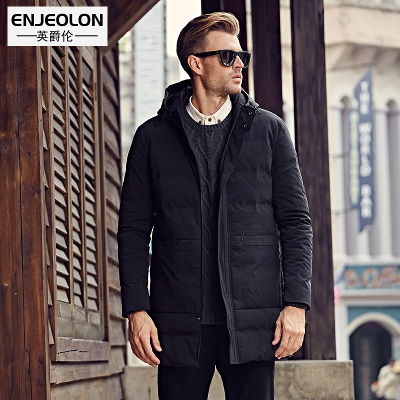 Enjeolon BrandCotton Padded Hooded Jacket Men windproof,Parka Men Clothing Thick Quilted long type Coat,Mens Hoodies WT0256
Enjeolon BrandCotton Padded Hooded Jacket Men windproof,Parka Men Clothing Thick Quilted long type Coat,Mens Hoodies WT0256