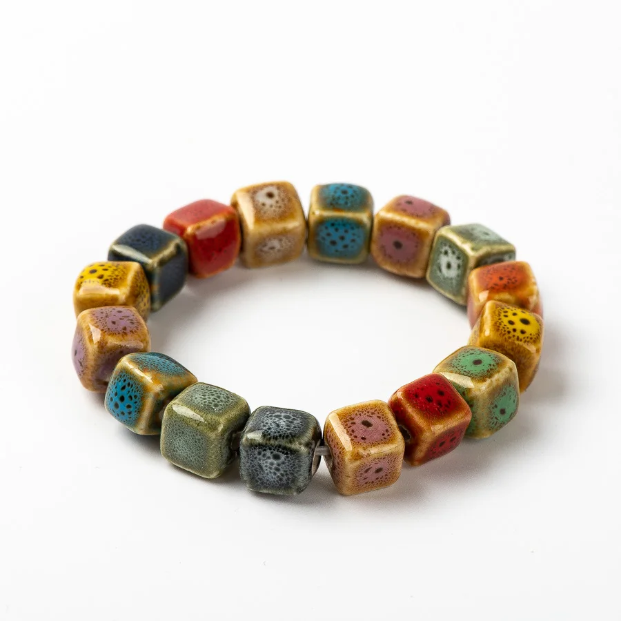 Colorful Unique Ceramic beads bracelets hand made DIY Artware Retro bracelet Jewelery wholesale #FY365
Colorful Unique Ceramic beads bracelets hand made DIY Artware Retro bracelet Jewelery wholesale #FY365