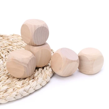 40mm Blank Wood Dice Kid Toys Printing Engraving Write Painting DIY Family Game
40mm Blank Wood Dice Kid Toys Printing Engraving Write Painting DIY Family Game