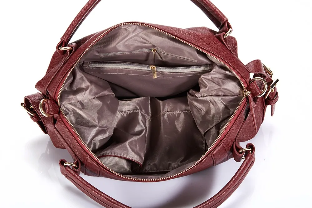 Soft  Leather Handbags Big Women Bag Zipper Ladies Shoulder Bag Girl Hobos Bags New Arrivals bolsa feminina 2016 Herald Fashion (12)